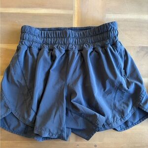 Lululemon track that MR 5” Navy Blue Shorts size 6